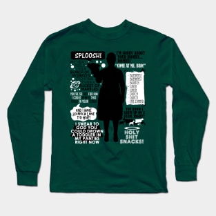 Archer - Pam Poovey Quotes Long Sleeve T-Shirt